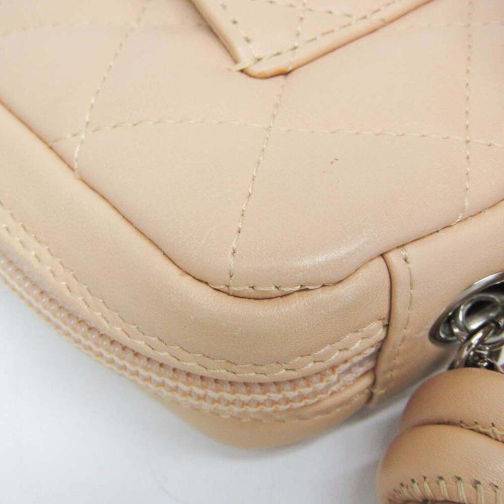 CHANEL Cream Leather Pouch - Picture 8 of 15